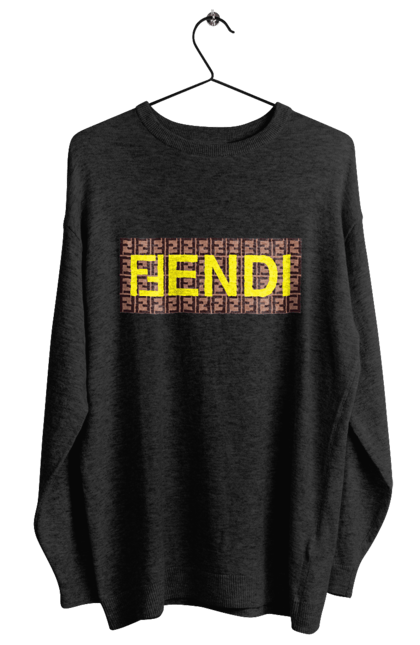 Світшот жіночий з принтом "Fendi". Fendi, lvmh, бренд, будинок моди, італія, люкс, мода, одяг, сумка, фенді. 2070702