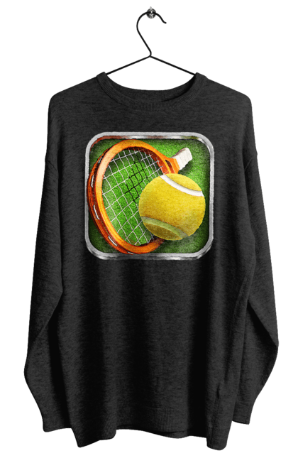 Світшот жіночий з принтом "Теніс". Великий теніс, гравці, лондон, м`яч, призовий фонд, ракетка, спонсор, турнір на ґрунті, турнір на траві, турнірна сітка. 2070702