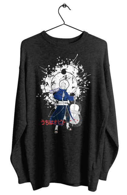 Women's sweatshirt with prints Naruto Obito Uchiha. Anime, character, manga, naruto, ninja, obito, obito uchiha, tv series, uchiha. 2070702