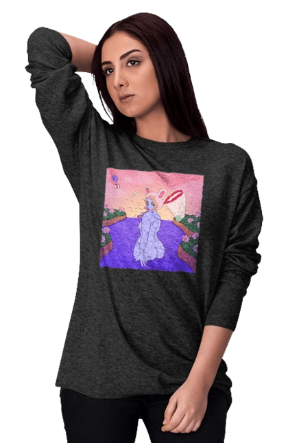 Purple Girl On The Hunt