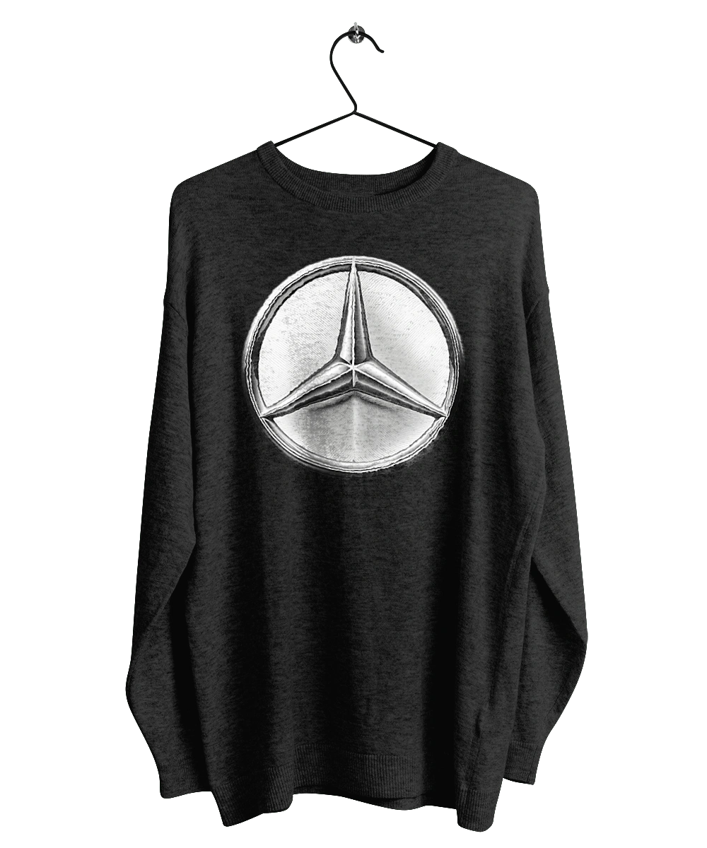 Mercedes Benz Logo Metallic