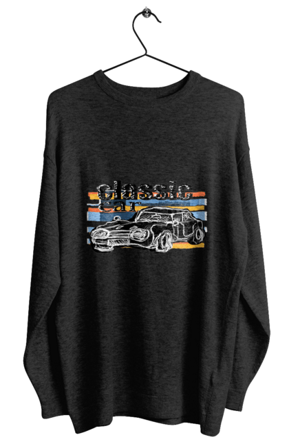 Women`s sweatshirt with prints Print Classic Car. Car, classic, retro car, vintage car. 2070702