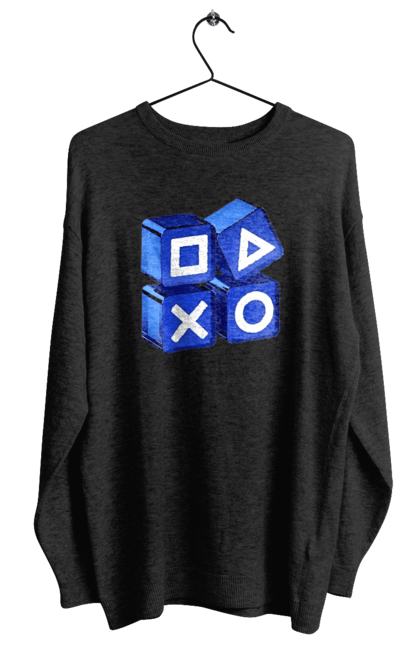 Світшот жіночий з принтом "Геймпад". Playstation, sony, геймпад, гра, джостик. 2070702