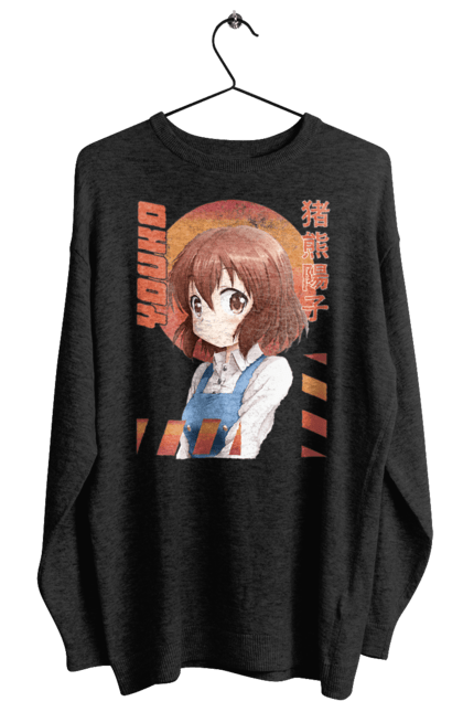 Women's sweatshirt with prints Kiniro Mosaic Yoko Inokuma. Anime, gold mosaic, kiniro mosaic, kinmoza, manga, yoko, yoko inokuma. 2070702