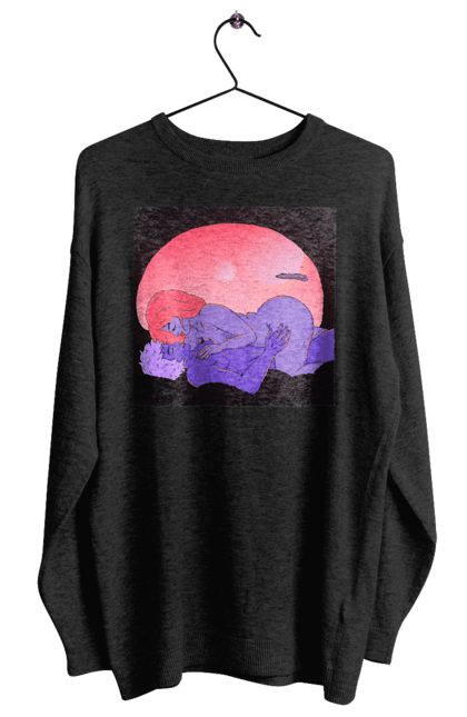 Світшот жіночий з принтом "Інопланетяни Дівчина І Хлопець". Голі, дівчина, хлопець. 2070702