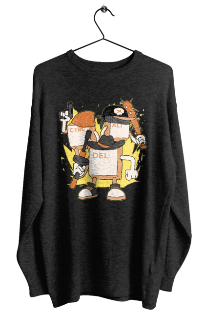 Світшот жіночий з принтом "Ctrl alt del Програмерський екшен". 404, andoid, aws, backend, c++, cloud, css, data, dev, devops, frontend, geek, git, github, go, golang, google, hacker, html, ios, java, javascript, jquery, js, linux, nodejs, php, python, react, science, script, web, геймер, гік, дата, клавіши, код, компьютер, лінукс, мова, облако, пайтон, пингфин, программист, програмування, талисман, хакер. 2070702