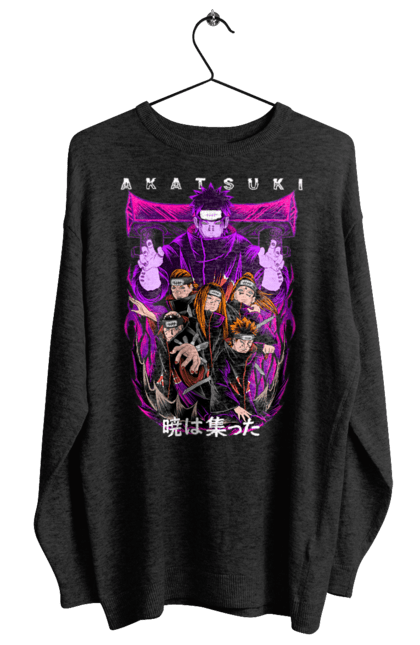 Women's sweatshirt with prints Naruto Akatsuki. Akatsuki, anime, character, manga, naruto, ninja, pain, tv series, yahiko. 2070702