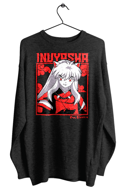 Світшот жіночий з принтом "Inuyasha". Anime, inuyasha, manga, rumiko takahashi, аніме, демон охоронець, манга, руміко такахасі. 2070702