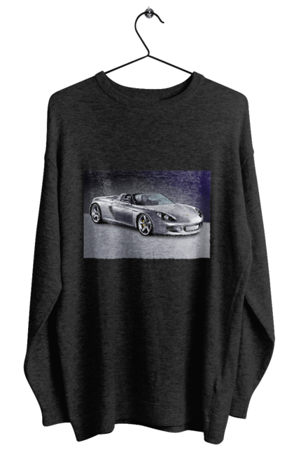 Світшот жіночий з принтом "Авто.2". Авто, кольорове зображення, купе, спортивне авто, фото. 2070702