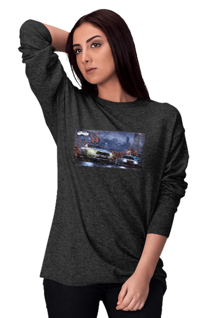 Women`s sweatshirt with prints Need for Speed Unbound. Heat, need, need for speed, nfs, speed, unbound. 2070702