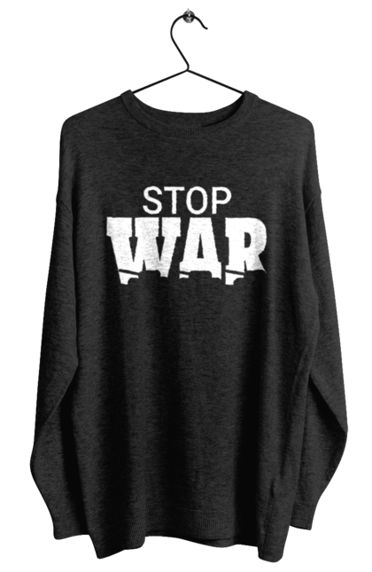 Світшот жіночий з принтом "Stop War". Stop, stop war, війна, мир, ні війні, перемога, україна. futbolka.stylus.ua
