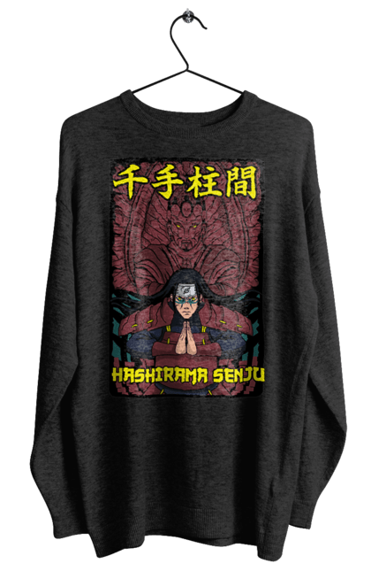 Women's sweatshirt with prints Naruto Hashirama. Anime, character, hashirama, hashirama senju, hokage, manga, naruto, ninja, tv series. 2070702