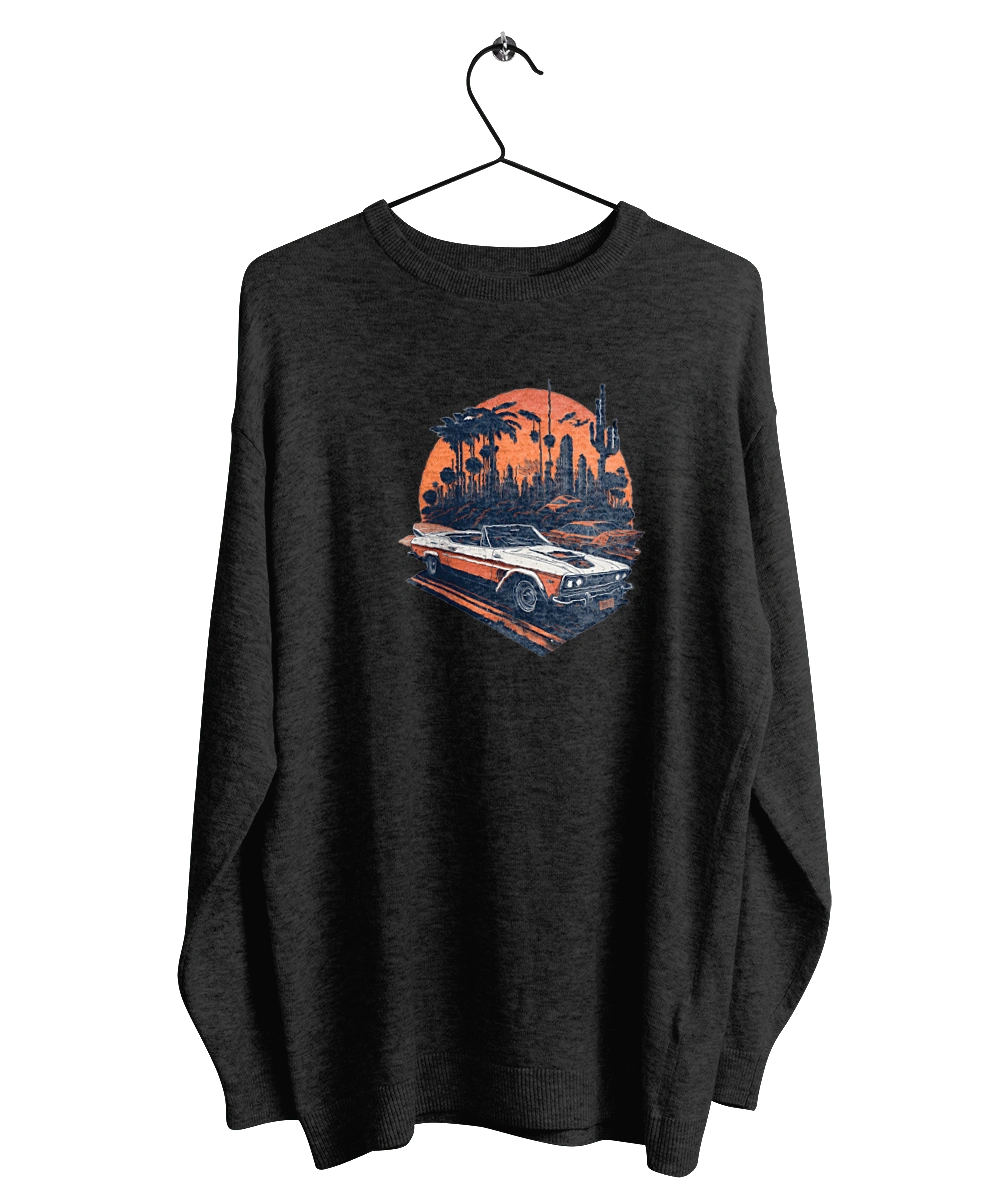 Гарне авто на закаті