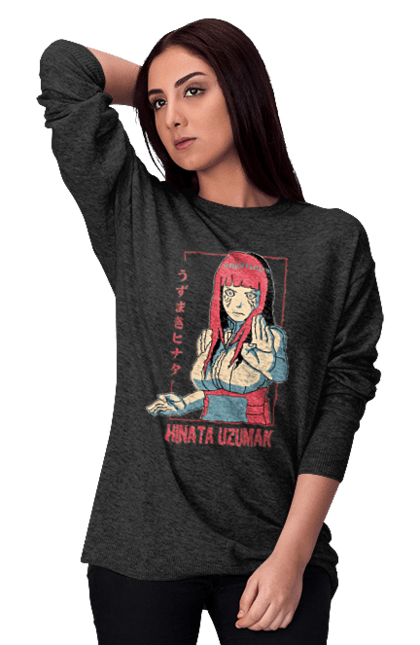 Світшот жіночий з принтом "Наруто Хіната Х'юґа". Hinata, hinata hyuga, hyuga, naruto, аніме, манга, наруто, х юґа, хіната, хіната х юґа. 2070702