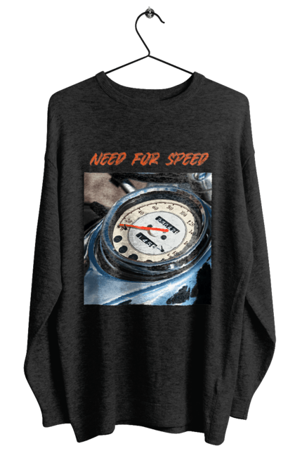 Світшот жіночий з принтом "Мото 3". Байкер, дорогая, мотоцикл, ретро, скорость, спидометр, стиль жизни. 2070702