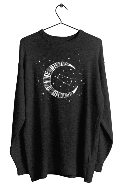 Women`s sweatshirt with prints Gemini. Constellation, gemini, horoscope, sign, twins, zodiac, zodiac sign. 2070702