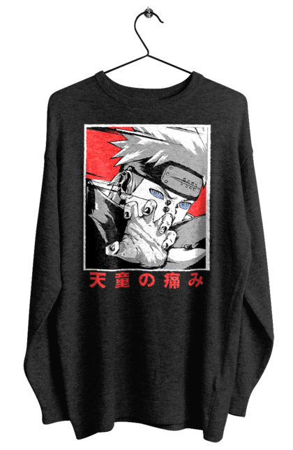 Women's sweatshirt with prints Naruto Yahiko. Akatsuki, anime, character, manga, naruto, ninja, pain, tv series, yahiko. 2070702