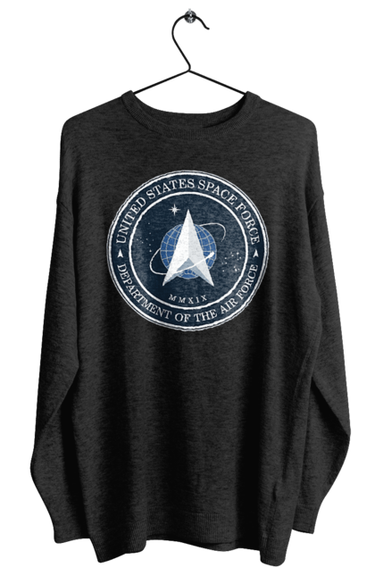 Women's sweatshirt with prints United States Space Force. Emblem, political, politics, space, space force, space travel, united states, ussf. 2070702