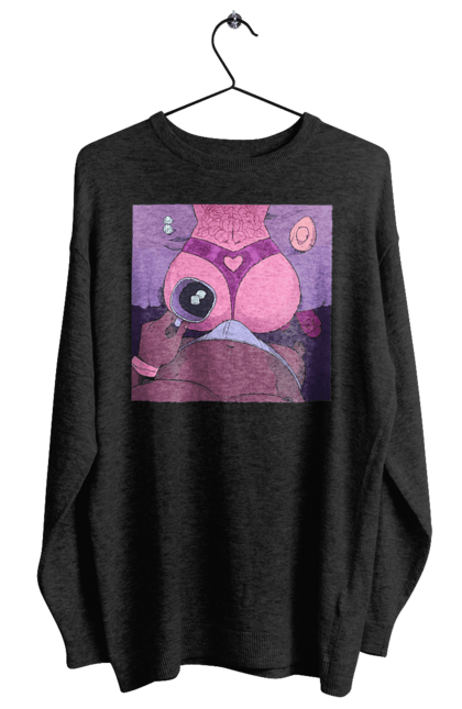 Світшот жіночий з принтом "Ранкова Кава З Жопкою". Гола, жопа, кава, труси. 2070702