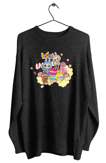 Світшот жіночий з принтом "Labubu". Labubu, weird cute, іграшки, лабубу. 2070702