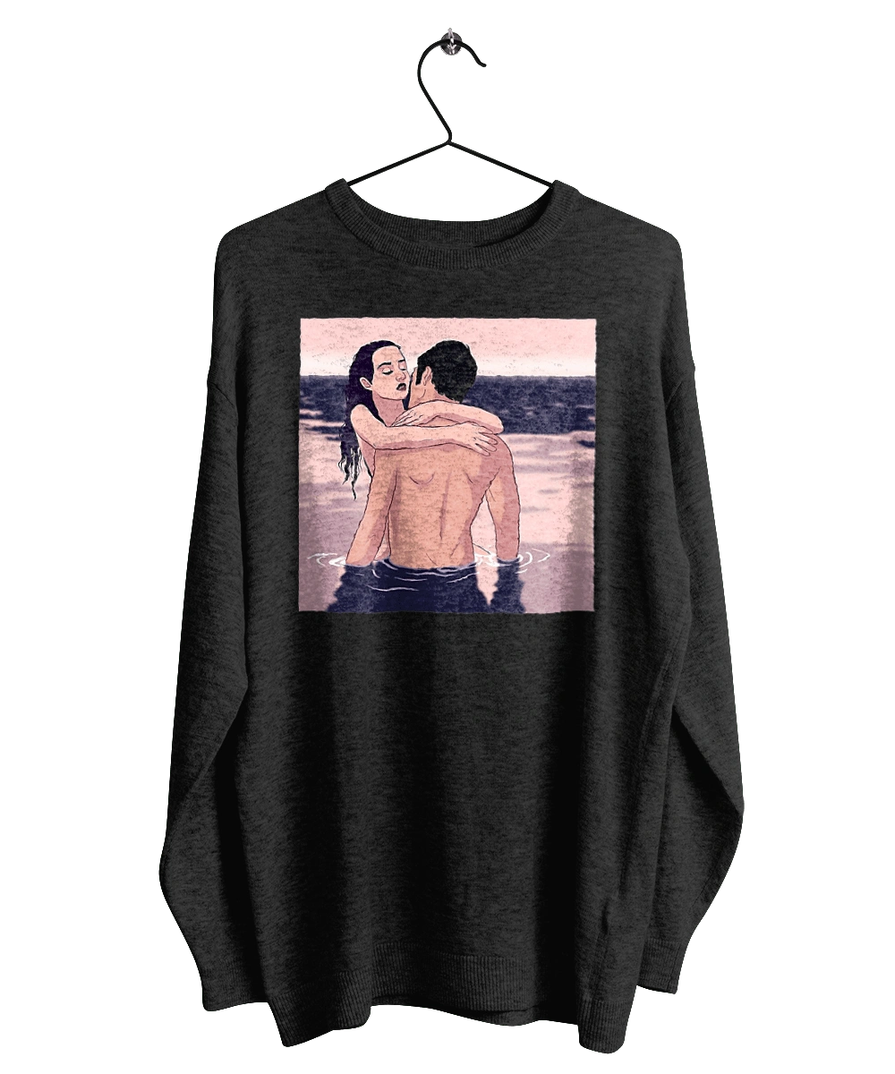 Парочка Обнімається В Річці