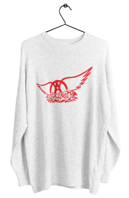 Women's sweatshirt with prints Aerosmith. Aerosmith, blues rock, glam rock, group, hard rock, music, rock, rock`n`roll. 2070702