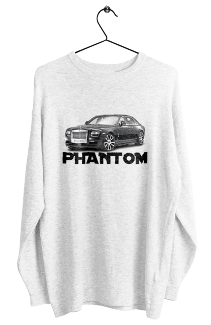 Світшот жіночий з принтом "Рнолс ройс". Авто, автомобіль, люкс клас, ролс ройс, седан, фантом. 2070702