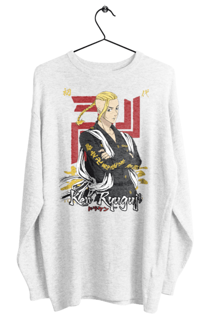 Women's sweatshirt with prints Tokyo Revengers Draken. Anime, draken, ken ryuguji, ken-chin, manga, serial, tokyo manji gang, tokyo revengers. 2070702