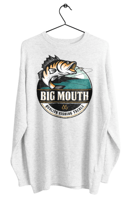 Women`s sweatshirt with prints Fishing. Fish, fisherman, fisherman`s fork, fishing, hobby. 2070702