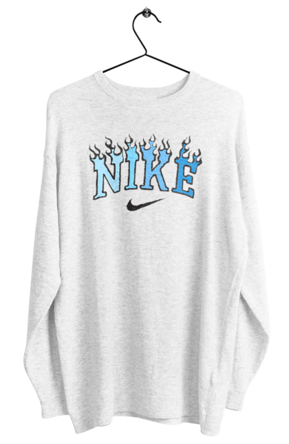 Світшот жіночий з принтом "Nike". Nike, логотип, надпись, найк. futbolka.stylus.ua