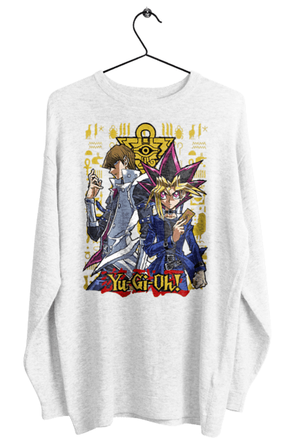 Women's sweatshirt with prints Yu Gi Oh! Seto Kaiba. Anime, manga, player, seto kaiba, shareholder, yu gi oh, yugio. 2070702