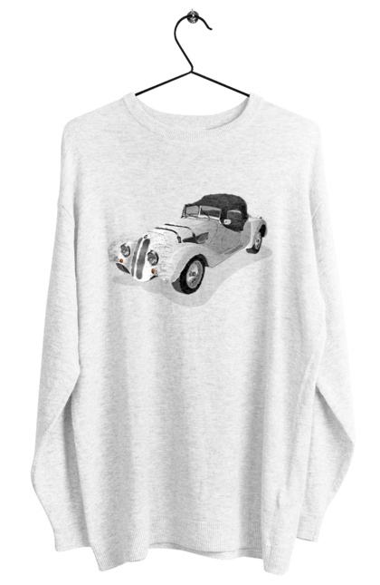 Світшот жіночий з принтом "Автомобіль". Авто, автомобиль, класика, старовинна машина, старовинний. 2070702