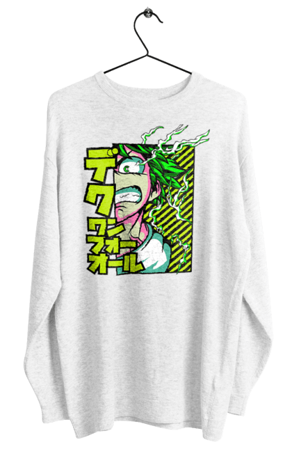 Women's sweatshirt with prints My hero academy Midoriya. Anime, izuku, manga, midoriya, midoriya izuku, my hero academia, yue academy. 2070702