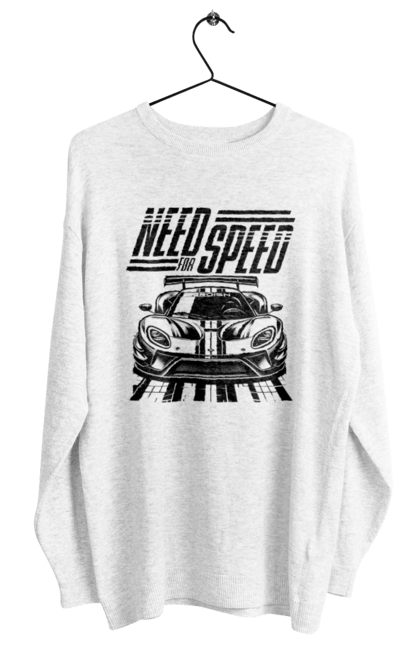 Світшот жіночий з принтом "Жага швидкості". Відео ігри, гонки, ігри, комп ютерні ігри, машини, симулятори, швидкість. 2070702