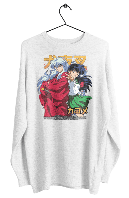 Світшот жіночий з принтом "Inuyasha". Anime, inuyasha, manga, rumiko takahashi, аніме, демон охоронець, манга, руміко такахасі. 2070702