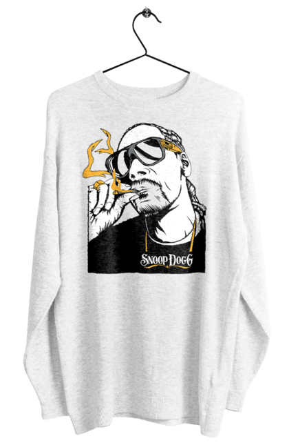 Свитшот женский с принтом Snoop dogg 1. Snoop dogg, актер, музыкант, продюсер, рэпер, снуп догг. 2070702