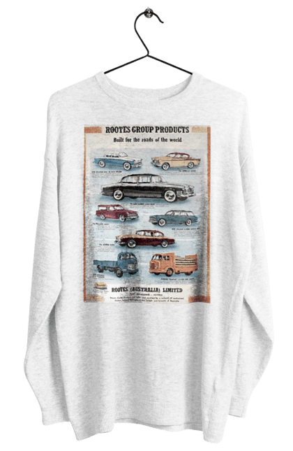 Світшот жіночий з принтом "Аутомобільйо". Rootes, rootes (australia) limited, rootes group, rootes group products. 2070702