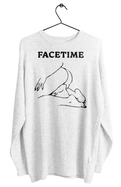 Світшот жіночий з принтом "Фейстайм". Вульгарна, гумор, прикольна, смішна, фейстайм. 2070702