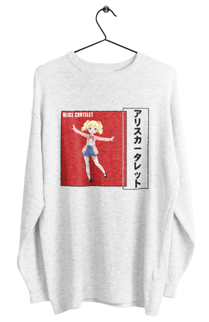 Women's sweatshirt with prints Kiniro Mosaic Alice Cartelet. Alice, alice cartelet, anime, gold mosaic, kiniro mosaic, kinmoza, manga. 2070702