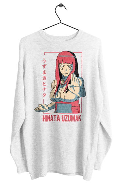 Women's sweatshirt with prints Naruto Hinata Hyuga. Anime, hinata, hinata hyuga, hyuga, manga, naruto. 2070702