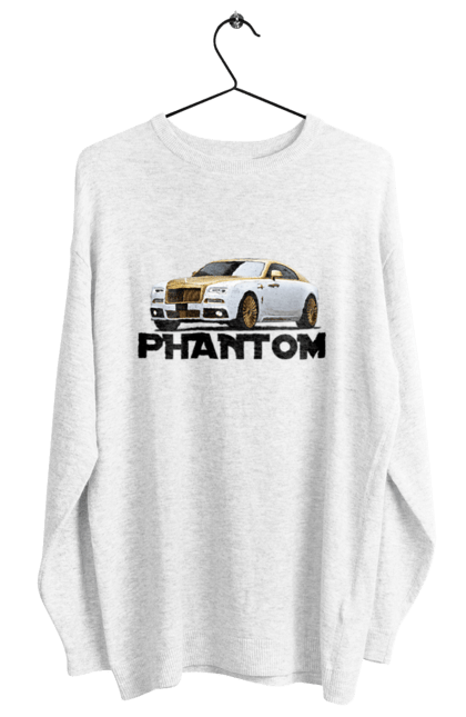 Світшот жіночий з принтом "Ролс ройс". Авто, автомобіль, люкс клас, ролс ройс, седан, фантом. 2070702