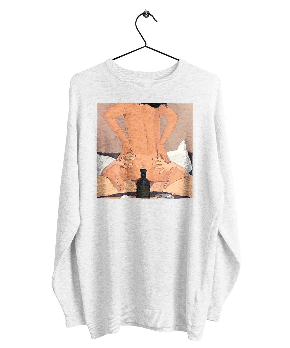 Гола Дівчина, Пляшка І Сигарети