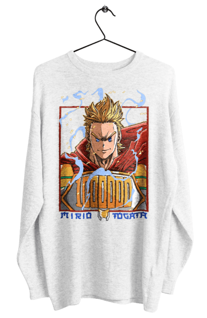 Світшот жіночий з принтом "Моя академія героїв Лемілліон". Lemillion, mirio togata, my hero academia, академія юей, аніме, лемілліон, манга, міріо тогата, моя геройська академія. 2070702