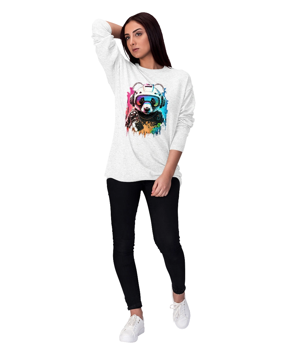 Панда в VR шлеме