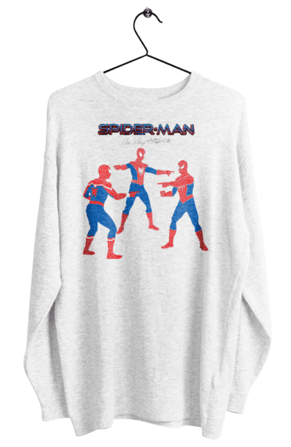 Світшот жіночий з принтом "Людина павук". Комікс, людина павук, марвел, спайдермен, супергерой. CustomPrint.market