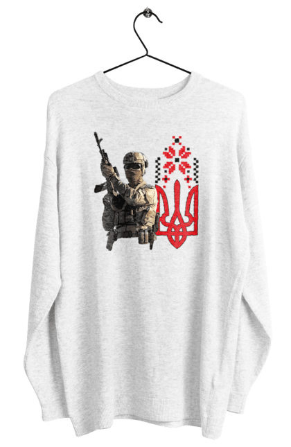 Світшот жіночий з принтом "Гвардія наступу". F 16, himars, leopard, patriot, гвардія наступу, контрнаступ, літо 2023, літо контрнаступ, перемога. 2070702