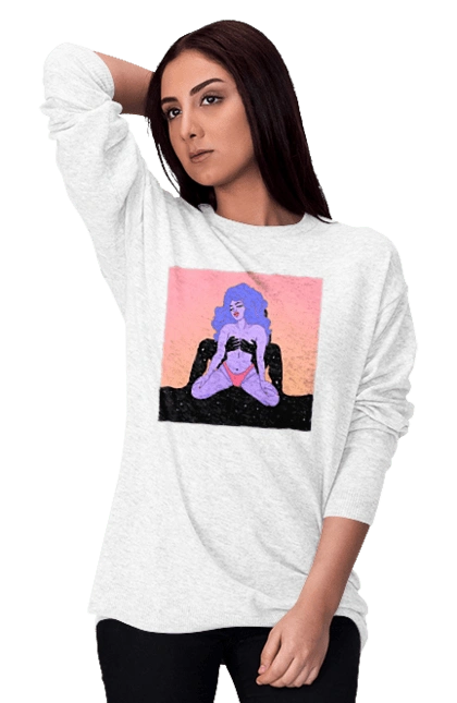 Фіолетова Дівчина В Трусиках