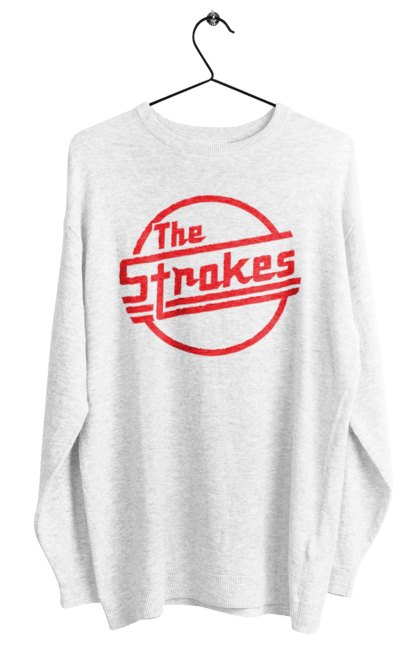 Свитшот женский с принтом The Strokes. Strokes, альтернативный рок, гаражный рок, группа, инди, инди-рок, музыка, постпанк-ривайвл, рок. 2070702