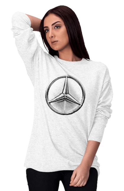 Mercedes Benz Logo Metallic