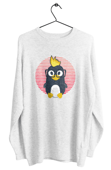 Світшот жіночий з принтом "Лінукс". Айті, айтішнік, девелопер, іт, программіст, розробник. 2070702